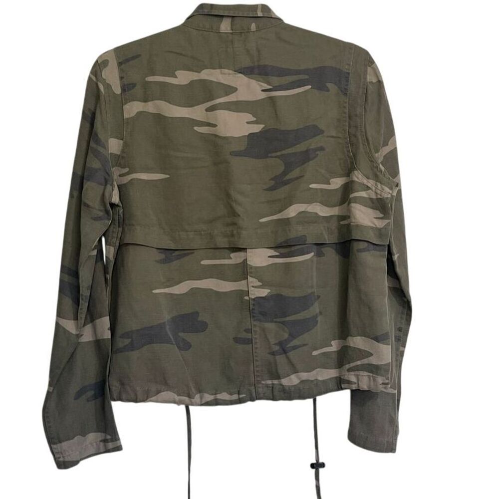 Rails Linen Blend Jacket Size XS Mint Maverick Sage Camo - Picture 2 of 8